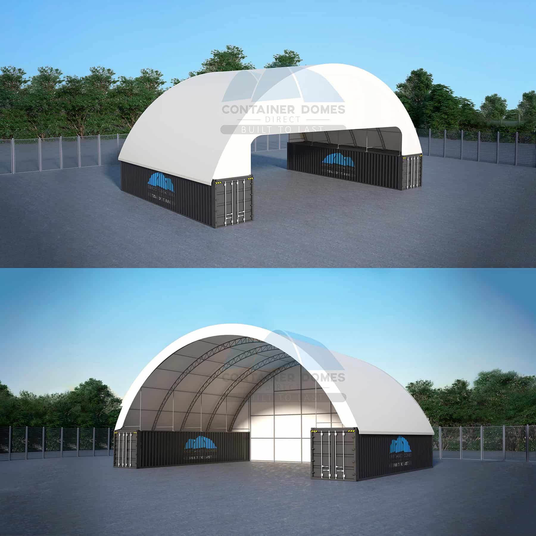 60x40ft Container Dome 18m X 12m New Design 2020 Container Domes