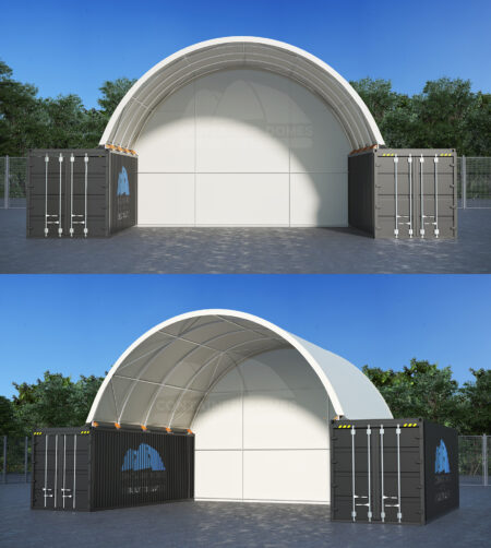 26 X 20ft Container Dome 8 X 6m Quality Domes Direct
