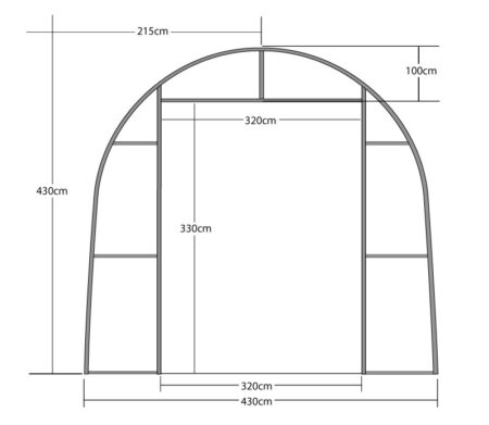 S143014 caravan shelter frame dimensions wireframe