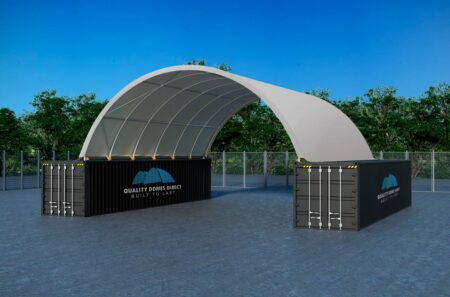 QL3340-GREY container dome shelter